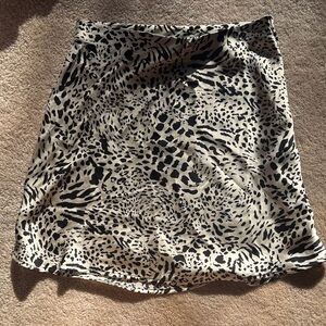 Leopard Print Women's Skirt